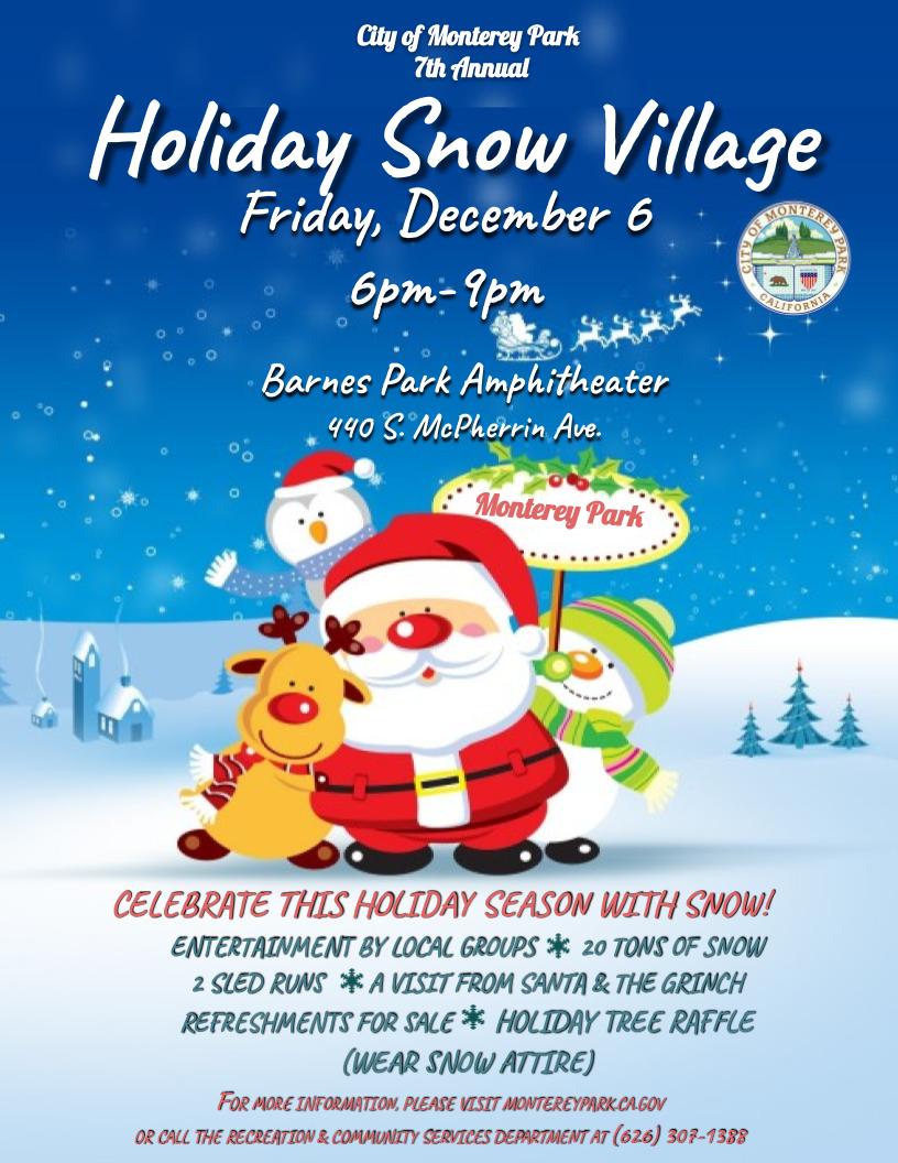 Holiday Snow Village 