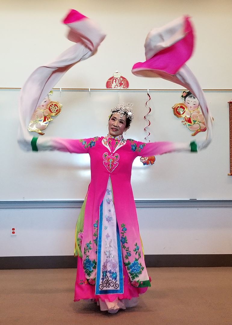 Lunar New Year dancer