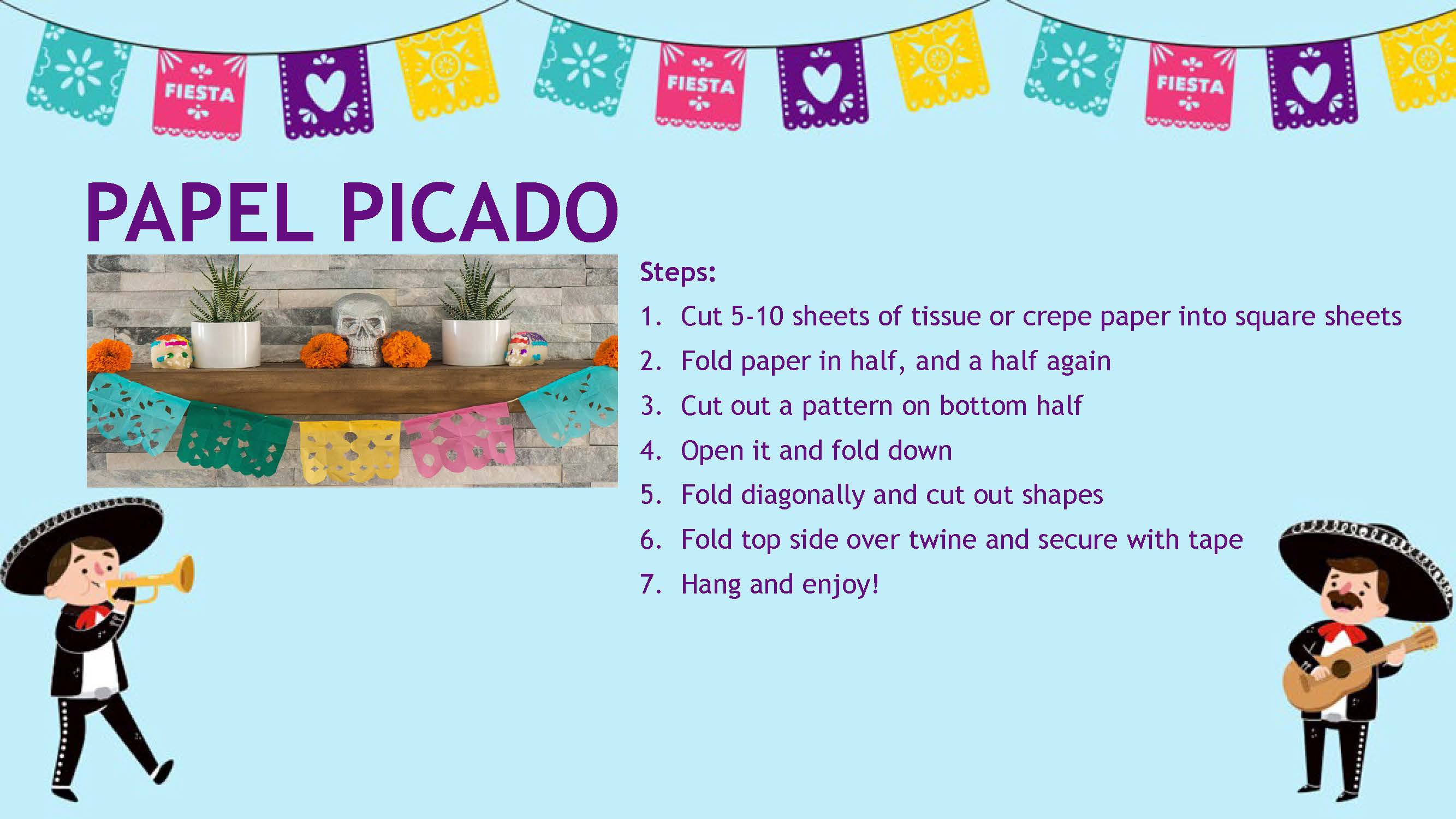Cinco de Mayo Fun Crafts - Papel Picado