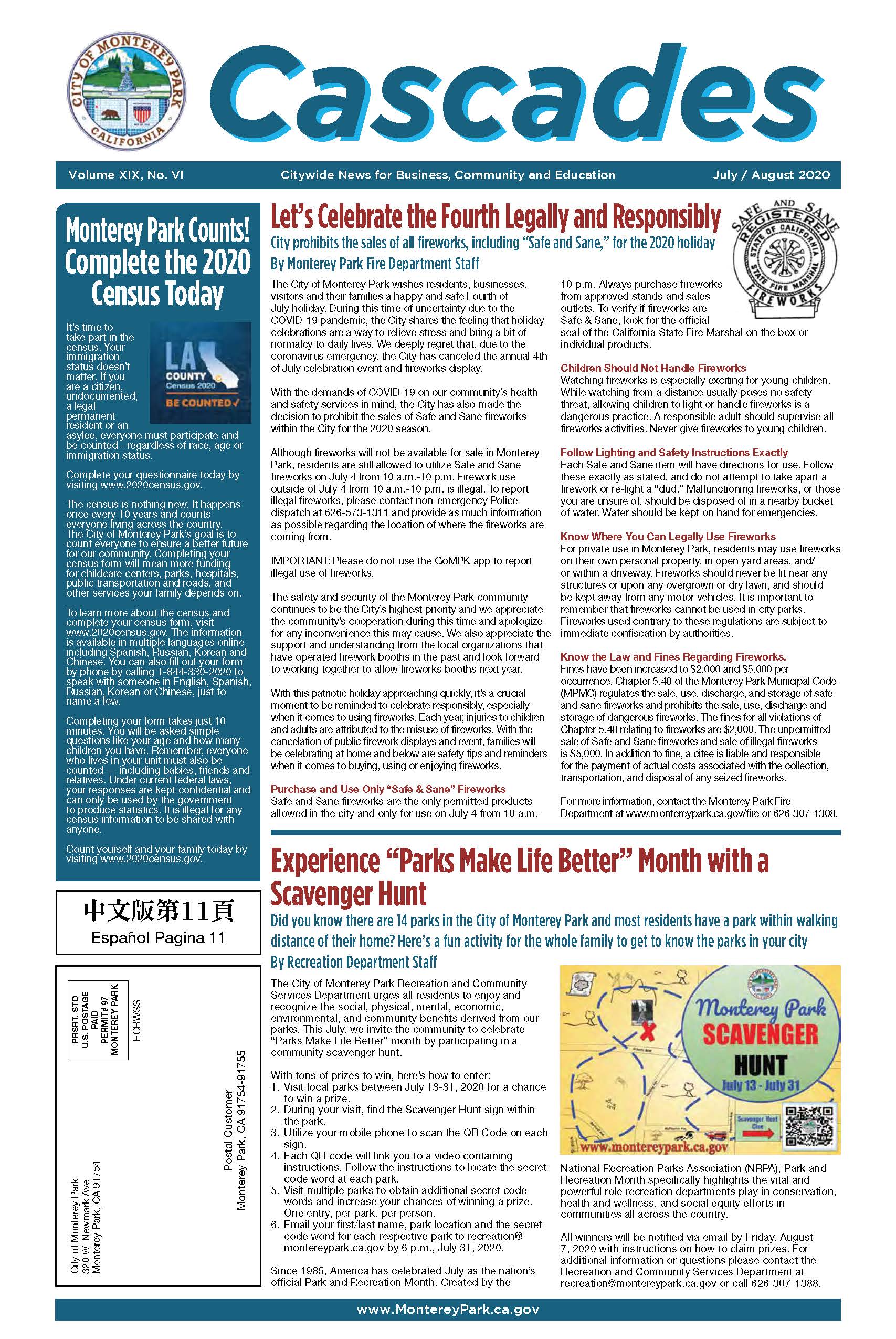 MPK Cascades July and Aug 2020 page 1