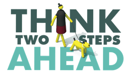 Think Two Steps Ahead OTS logo