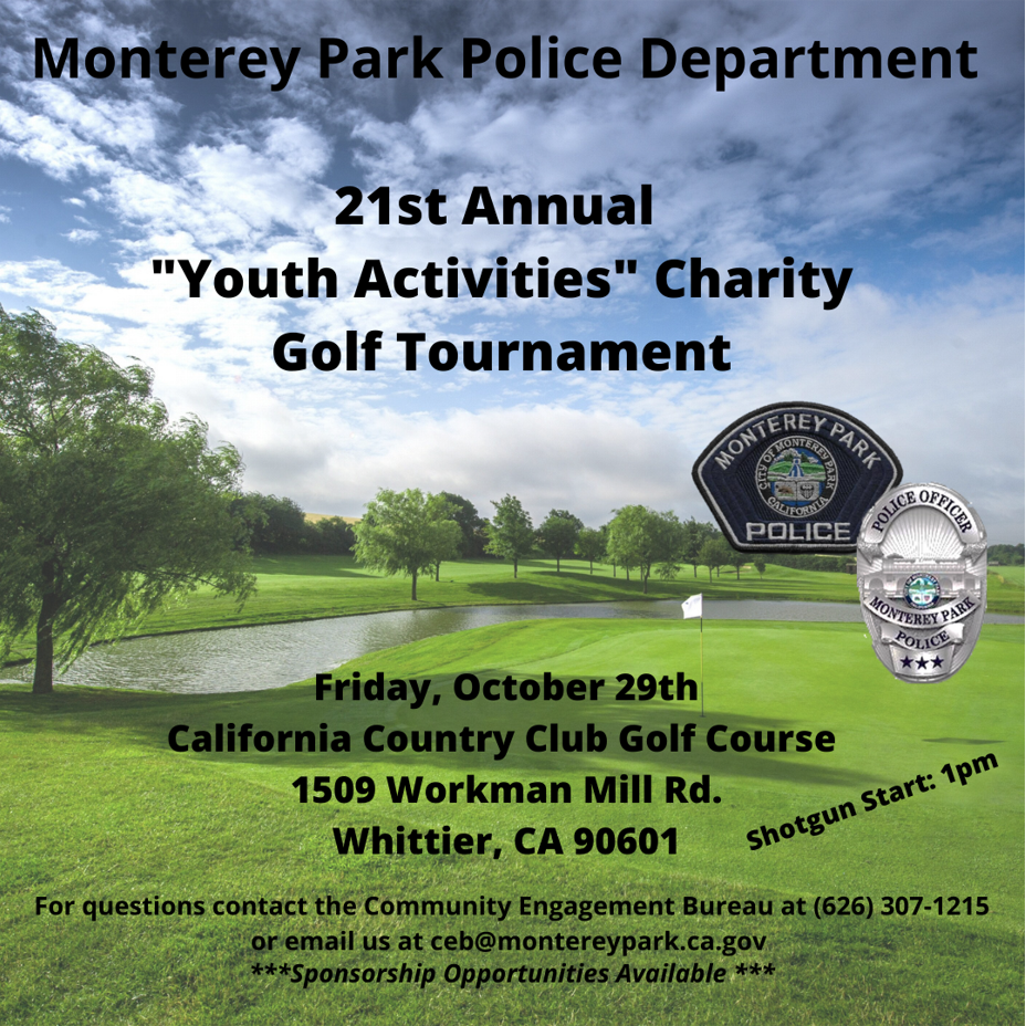 21st Annual Youth Activities Charity Golf Tournament
