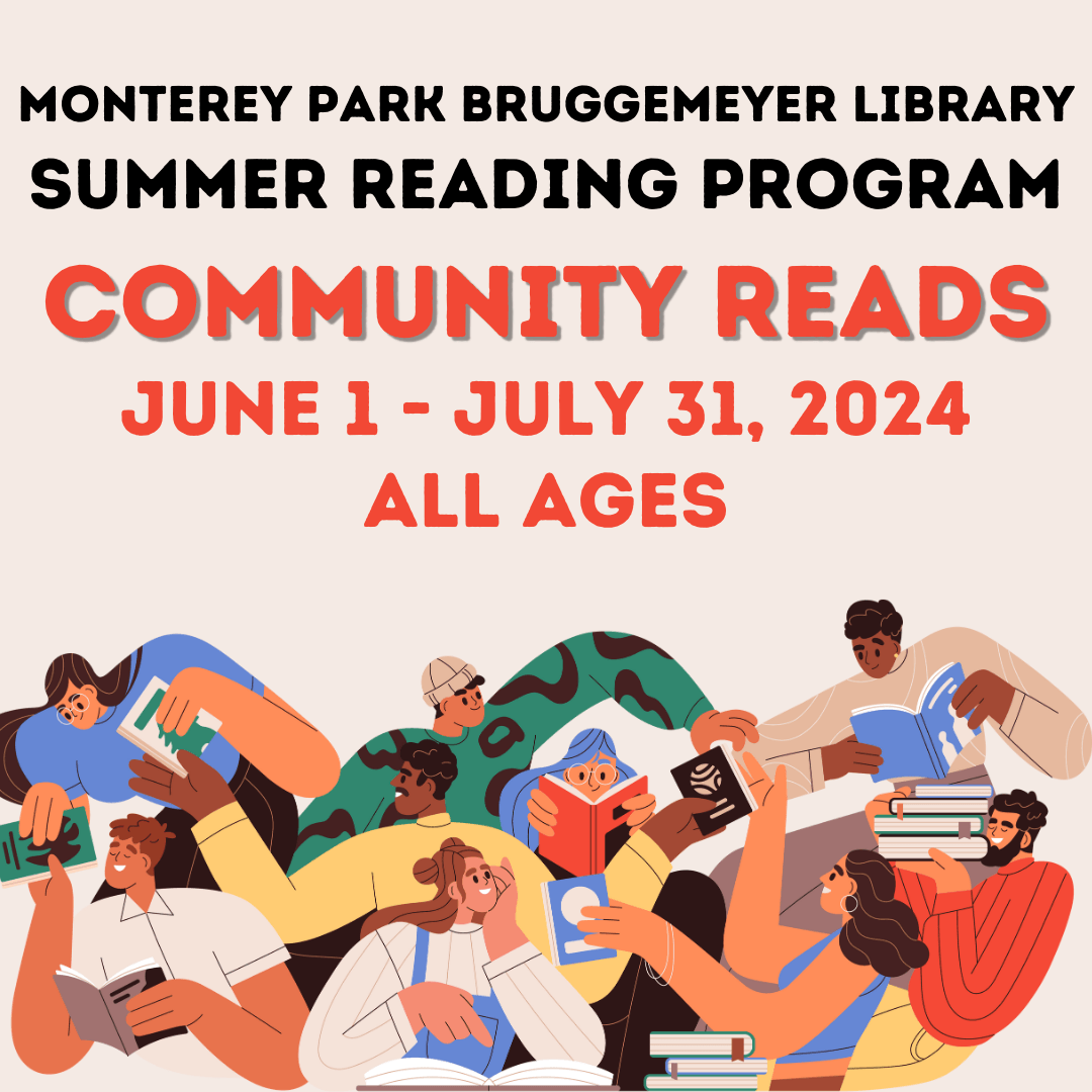 MPBL Summer Reading 2024: Community Reads. June 1- July 31. All ages.