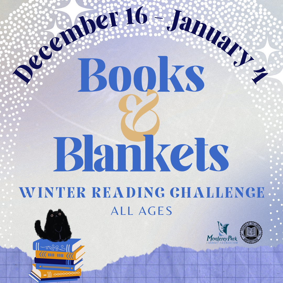 2024 Books and Blankets Winter Reading Challenge Announcement 