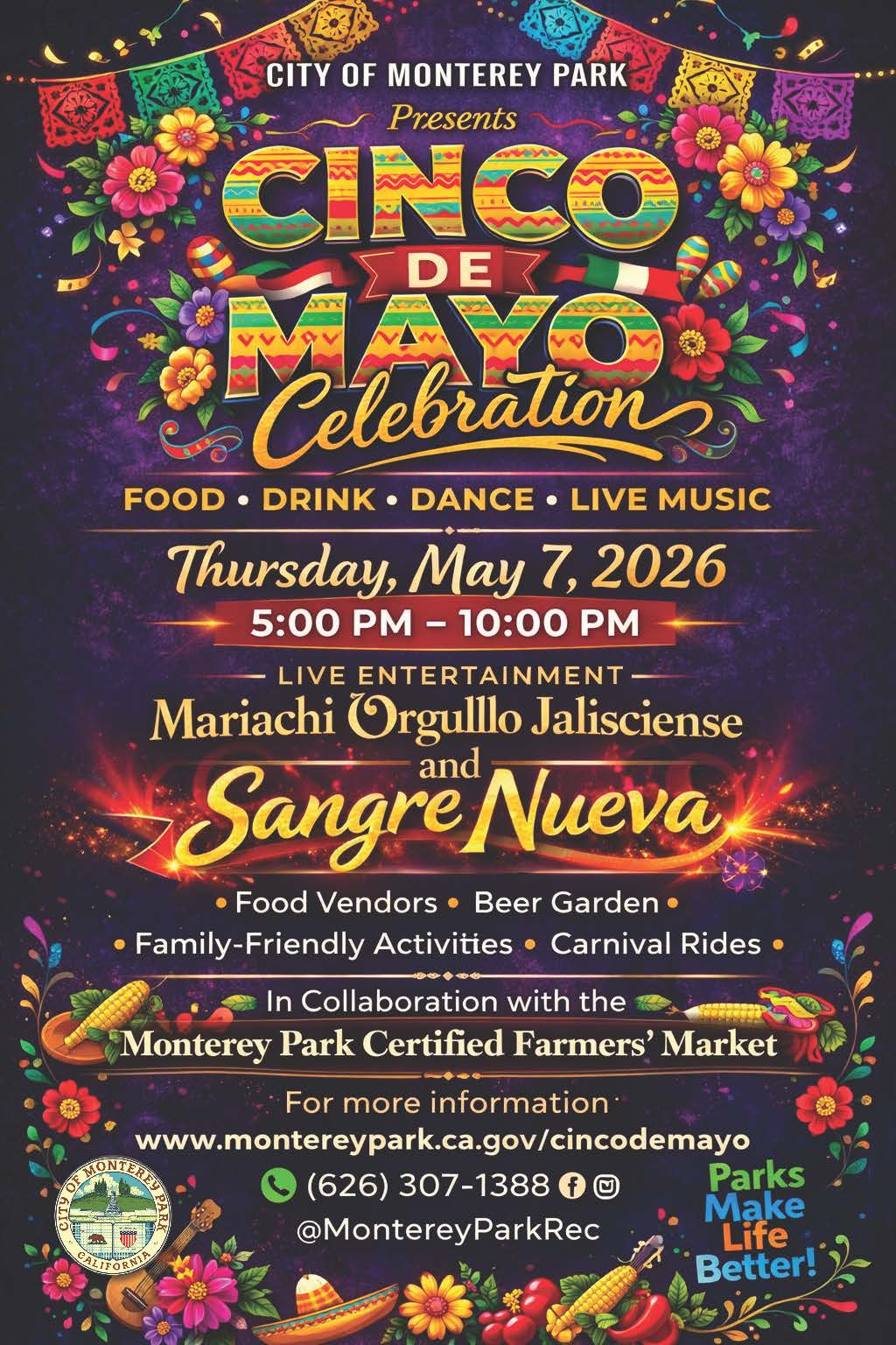Cinco de Mayo Flyer 5-07-2026