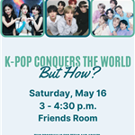 Flyer with 3 photos of groups of people on top and event information below those photos