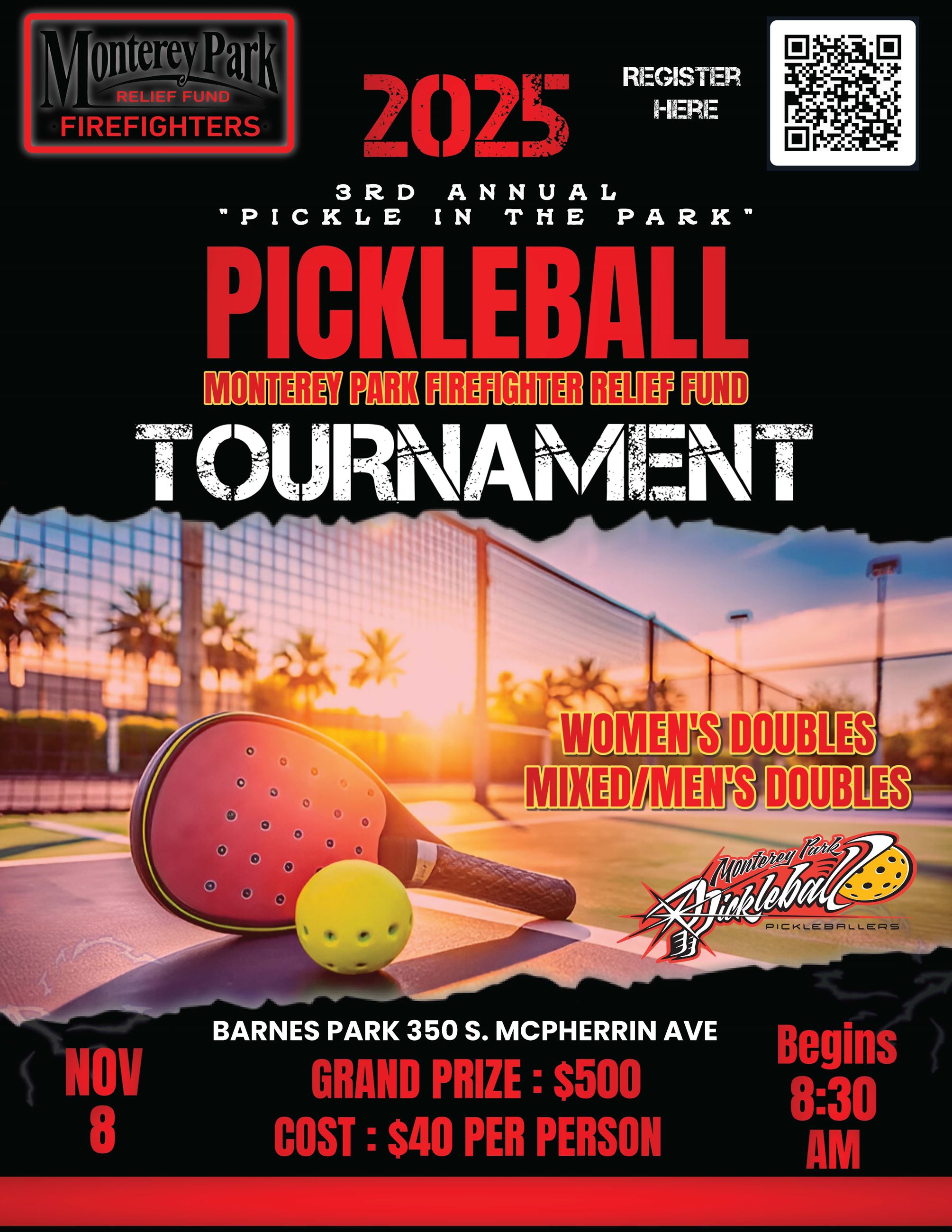 Annual Pickleball Tournament 11-08-2025