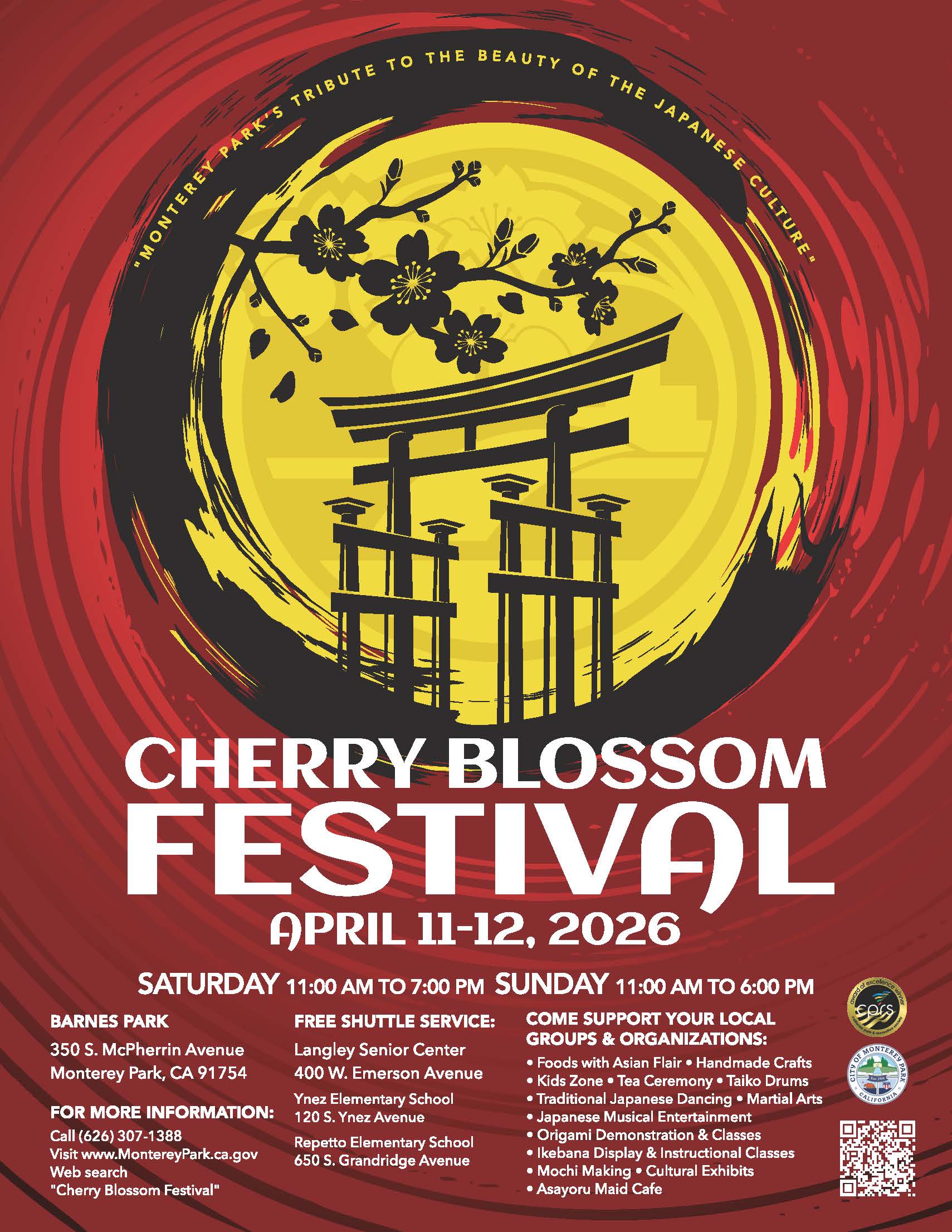Cherry Blossom Festival Flyer 2026